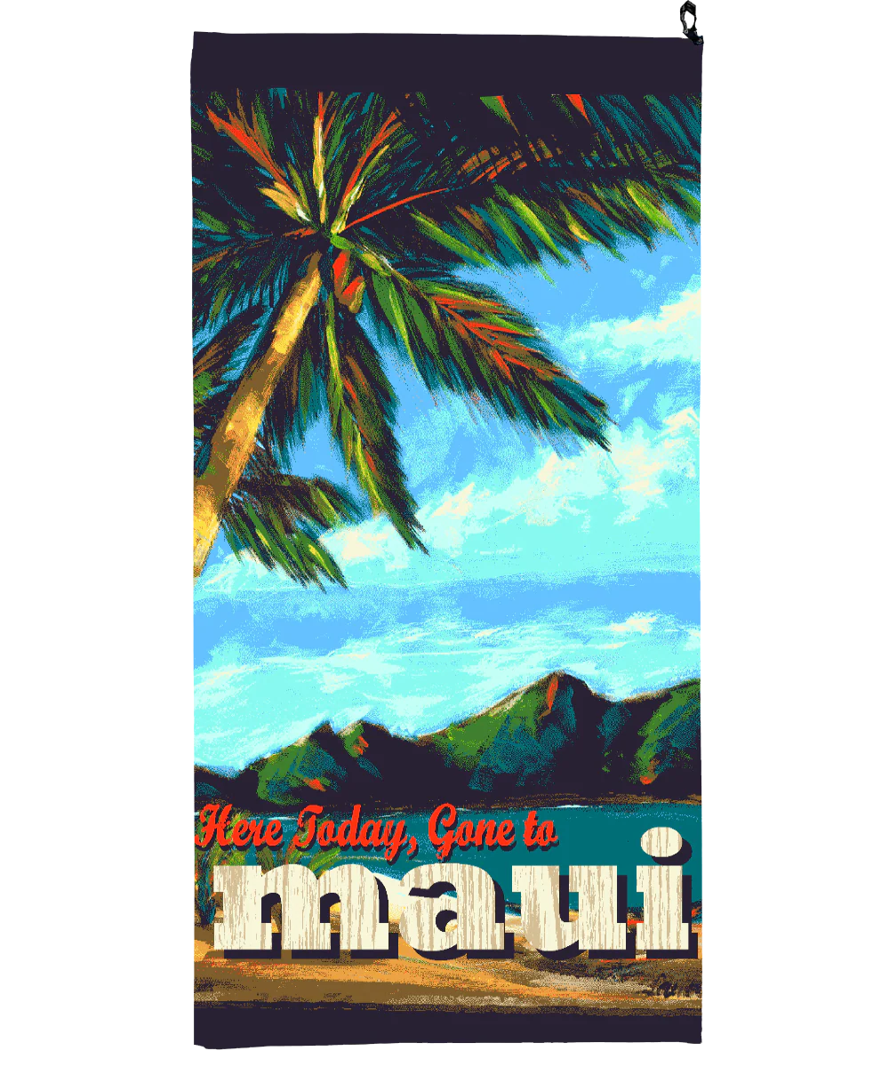 Beach Poster - Microfiber Beach Towel