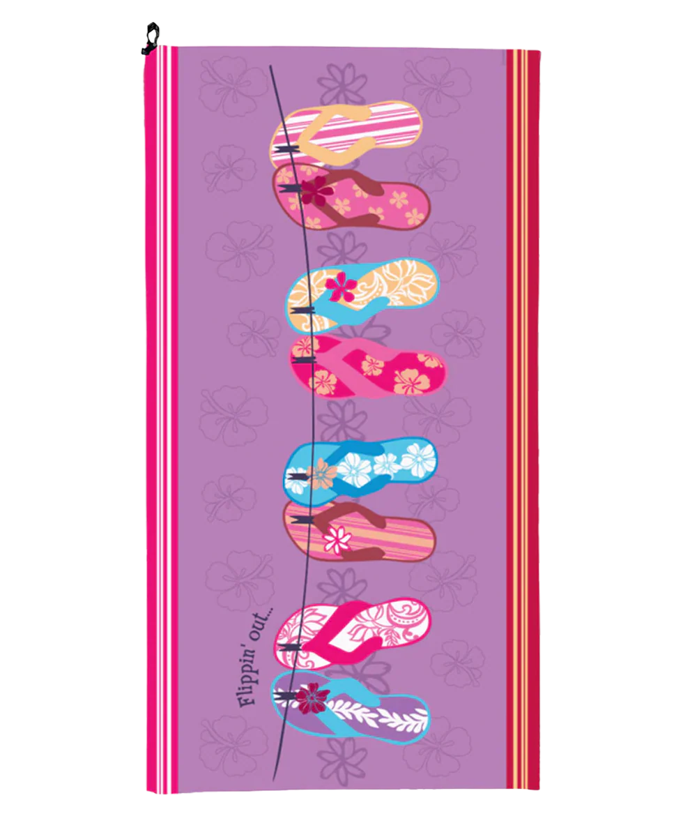 Flippin Out - Microfiber Beach Towel