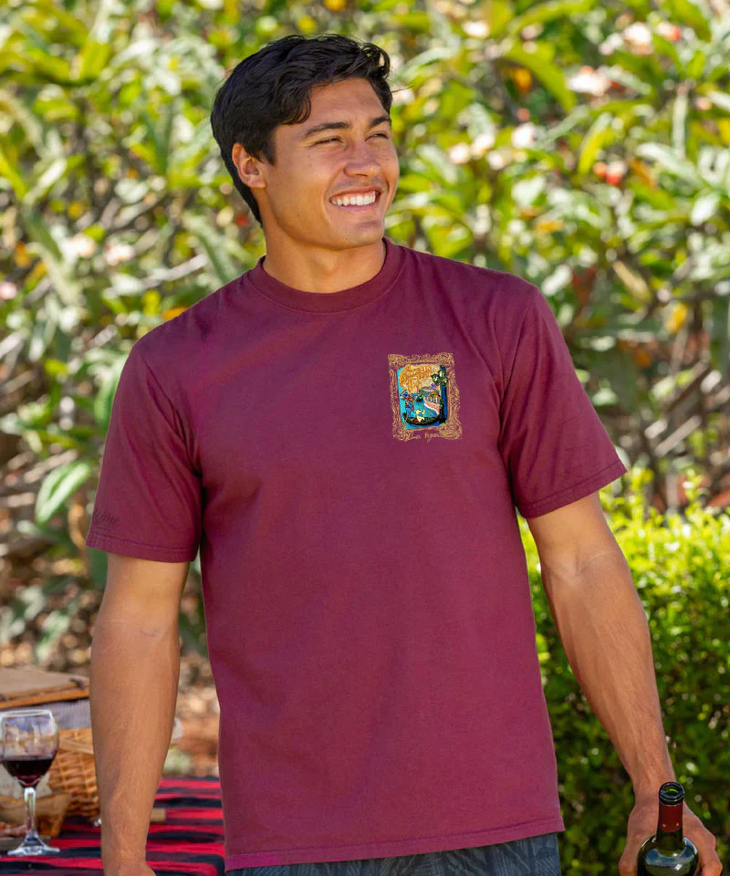 Grateful Dead Gondola Bears - Wine Dyed Short Sleeve Crewneck T-Shirt - Image 3