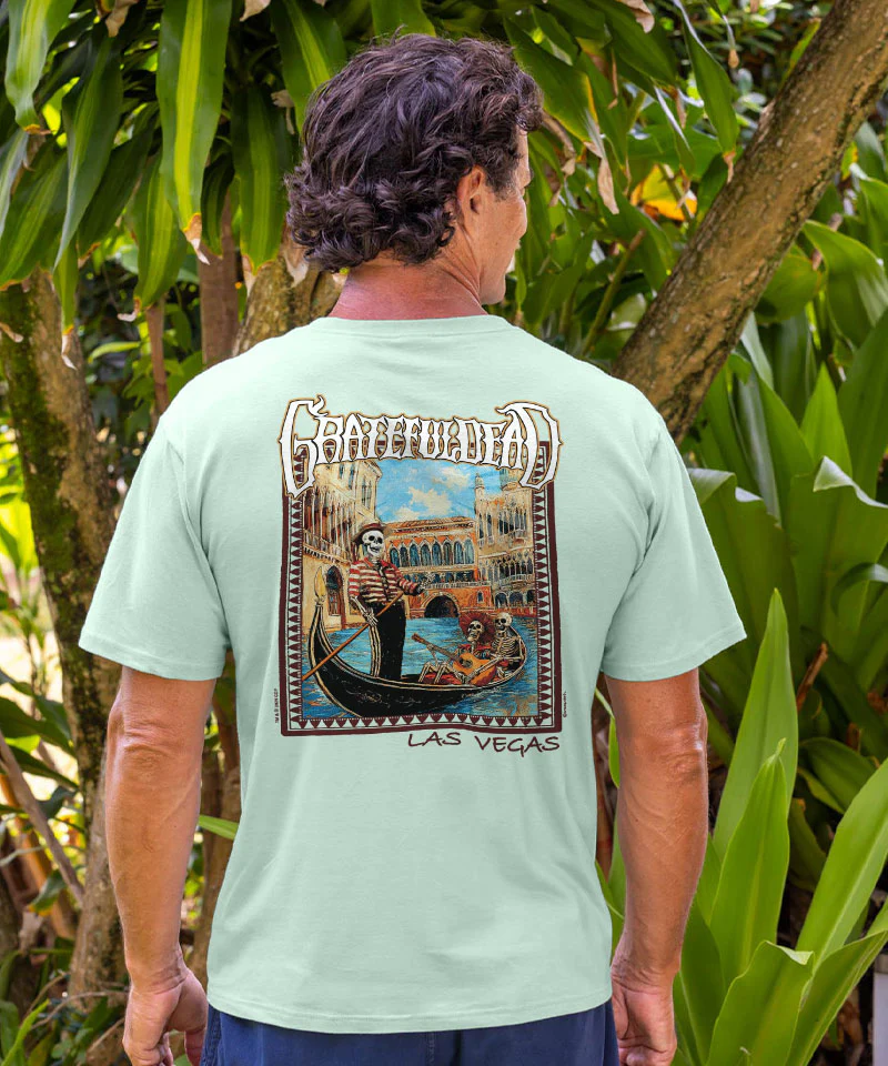 Grateful Dead Gondola Ride - Seaglass Short Sleeve Crewneck T-Shirt - Image 2