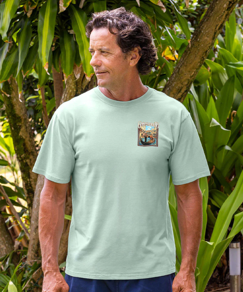 Grateful Dead Gondola Ride - Seaglass Short Sleeve Crewneck T-Shirt - Image 3