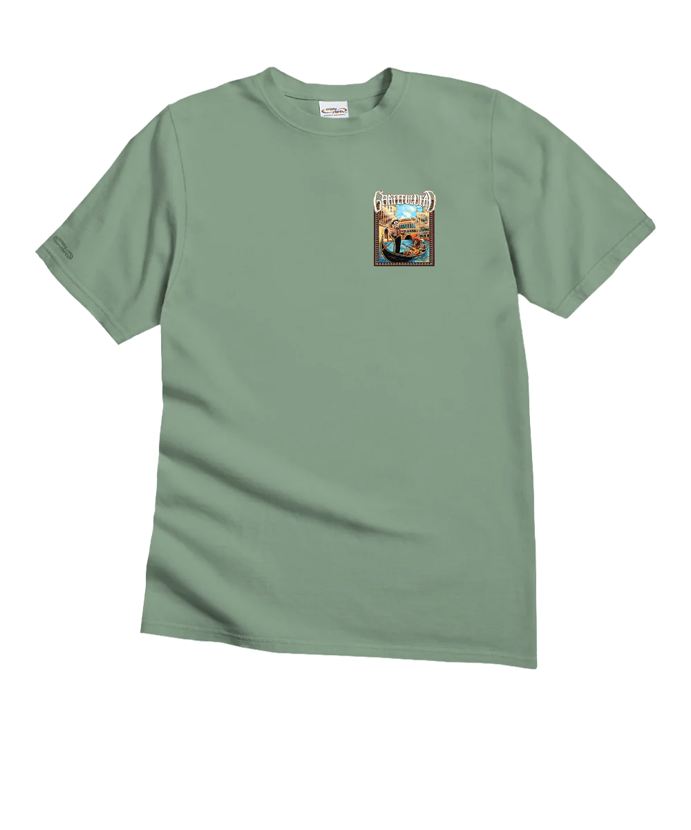 Grateful Dead Gondola Ride - Seaglass Short Sleeve Crewneck T-Shirt - Image 4