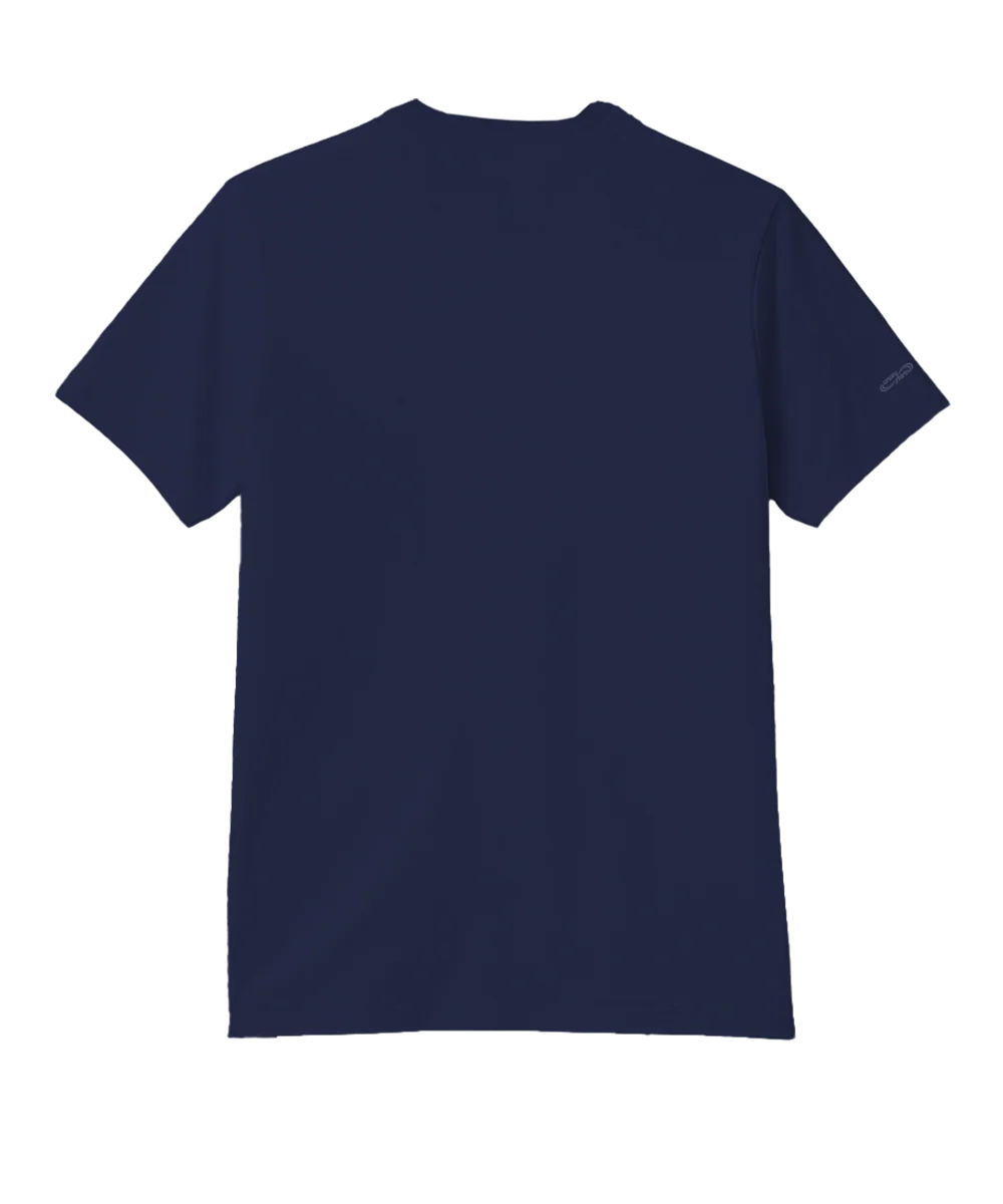 Grateful Dead SYF Poker Neon - Indigo Short Sleeve Pima T-Shirt - Image 4