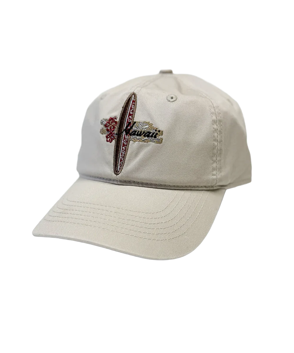 Hibiscus Surf - Stone Twill Hat