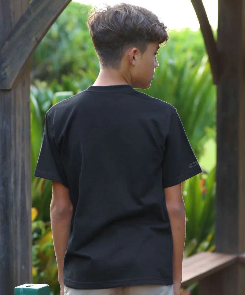 Bad Shark - Black Short Sleeve Crewneck T-Shirt - Image 3