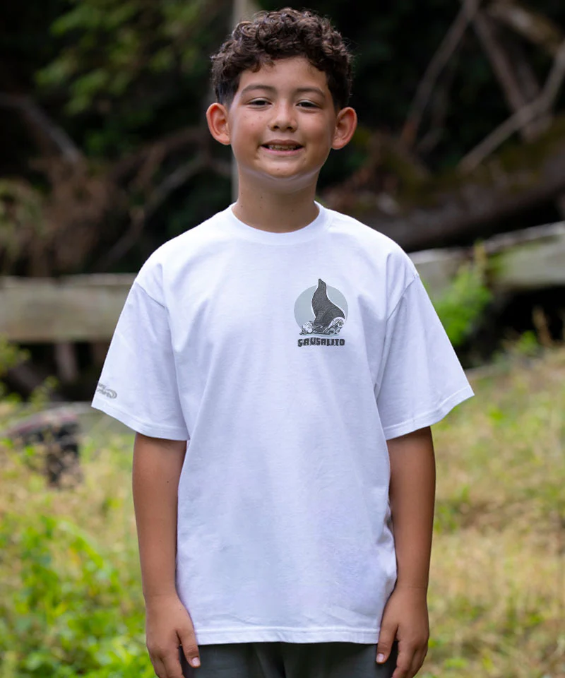 Dock Of The Bay - White Short Sleeve Crewneck T-Shirt - Image 3