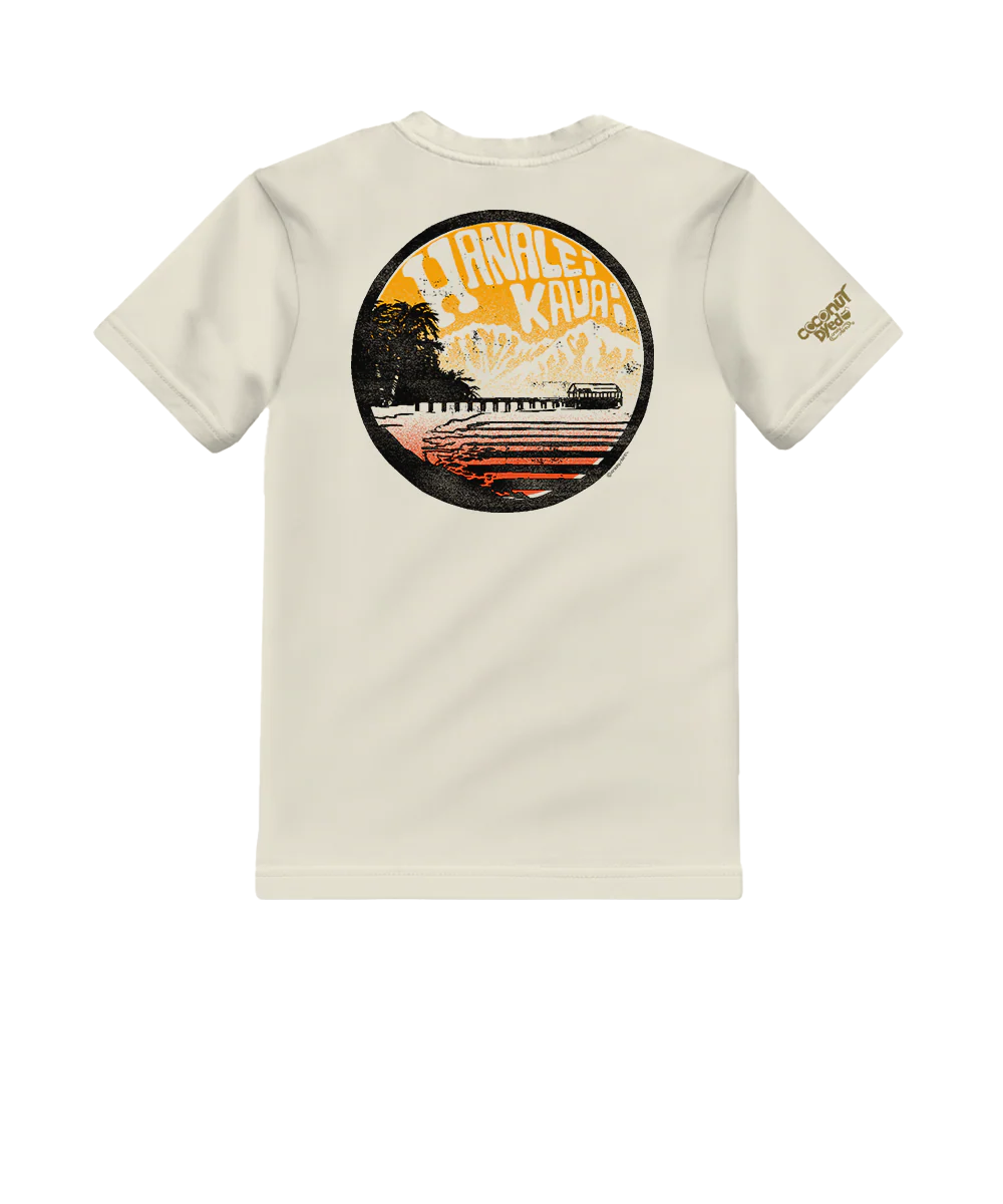 Hanalei Dream - Coconut Dyed Short Sleeve Crewneck T-Shirt