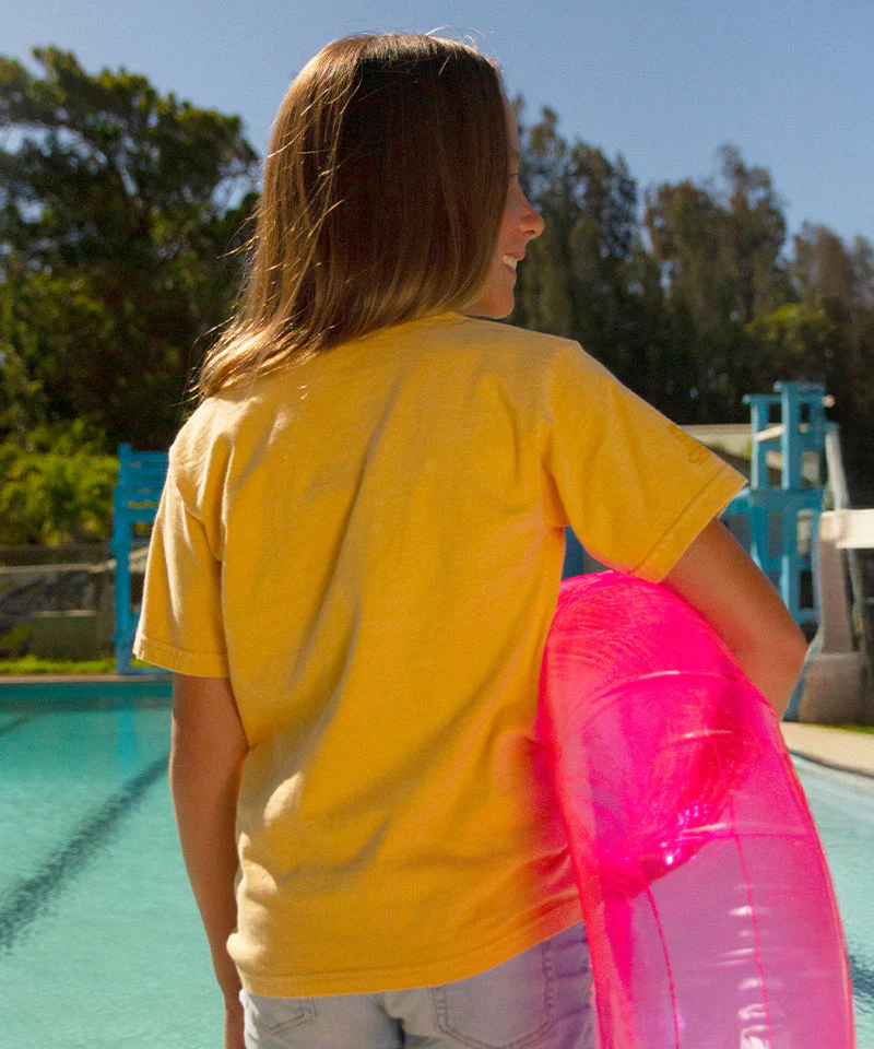 Hula Cutie - Pineapple Dyed Short Sleeve Crewneck T-Shirt - Image 3