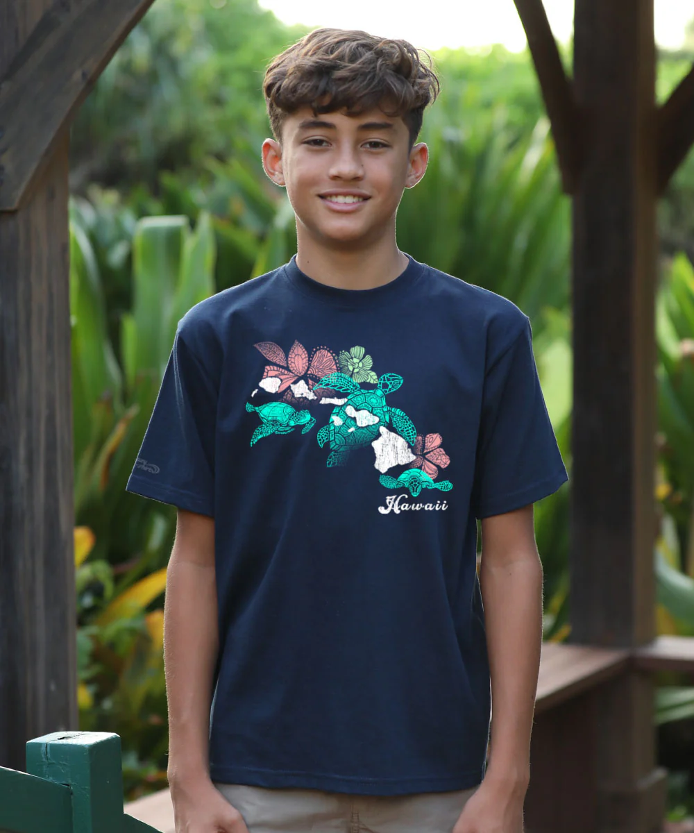 Island Honus - Navy Short Sleeve Crewneck T-Shirt - Image 2