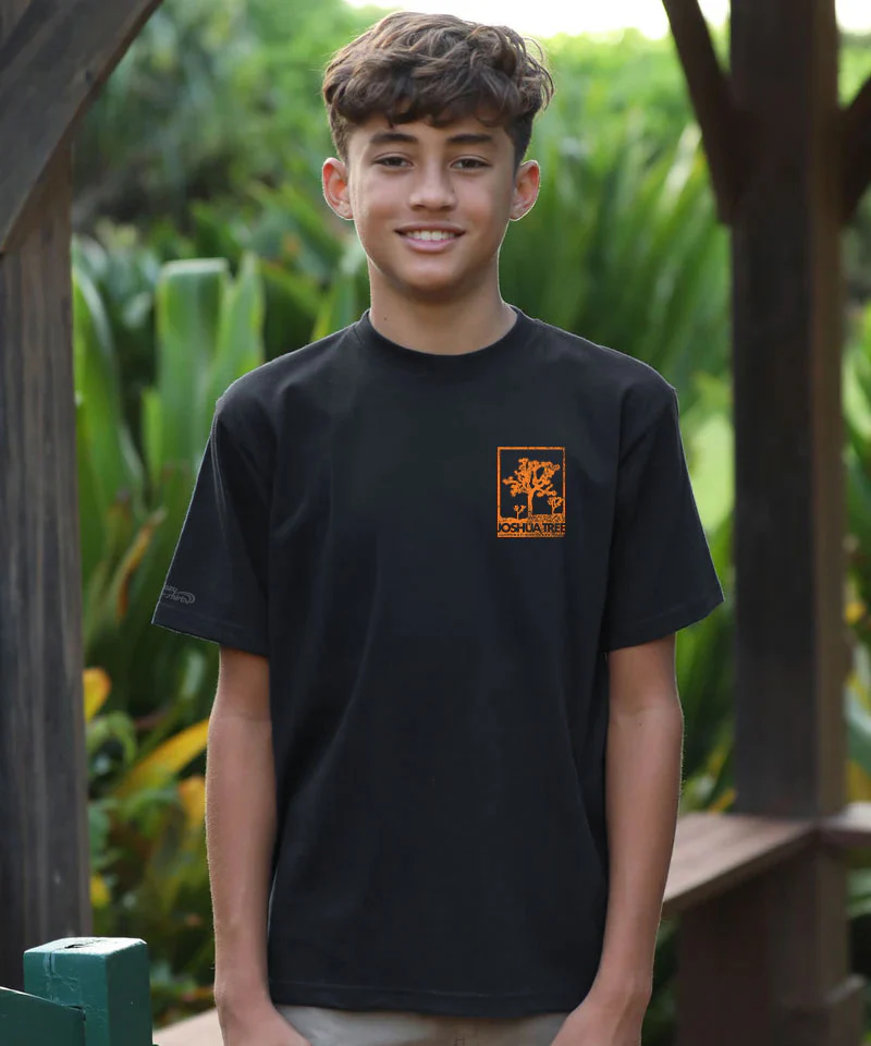 Joshua Tree - Black Short Sleeve Crewneck T-Shirt - Image 3