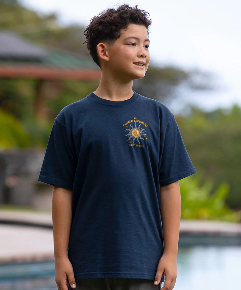 Key West Conch Republic - Navy Short Sleeve Crewneck T-Shirt - Image 3