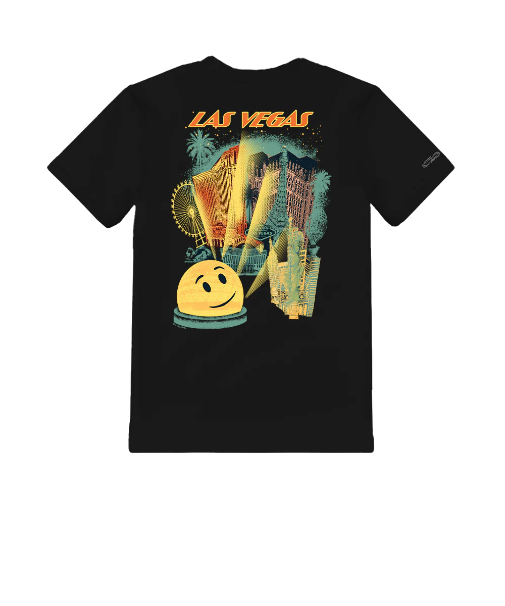 Las Vegas Dome - Black Short Sleeve Crewneck T-Shirt