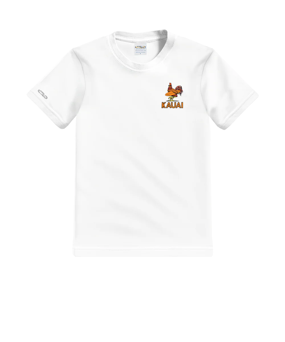 Poultry Patrol - White Short Sleeve Crewneck T-Shirt - Image 4