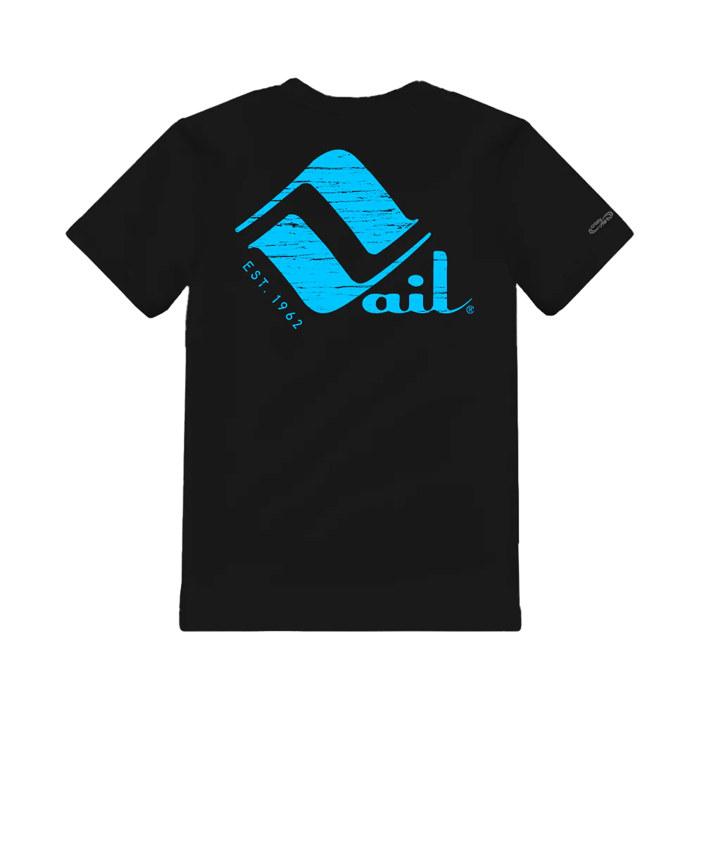 Retro Vail Black Short Sleeve Crewneck T-Shirt