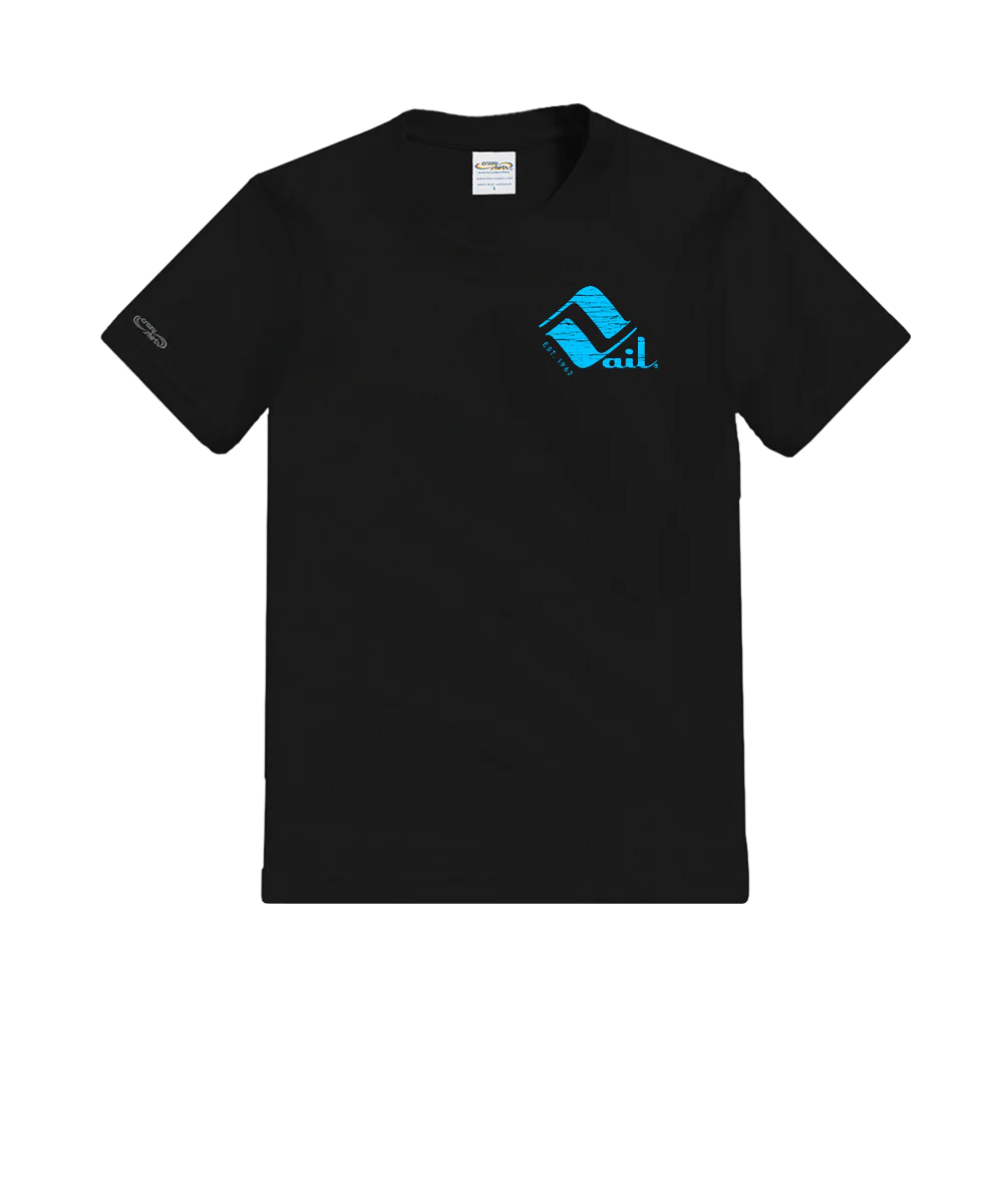 Retro Vail Black Short Sleeve Crewneck T-Shirt - Image 4