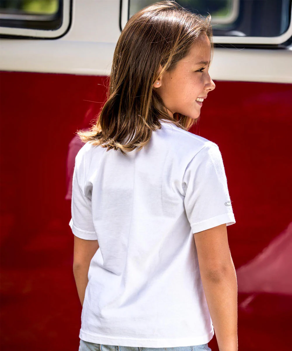 Snow Round - White Short Sleeve Crewneck T-Shirt - Image 3