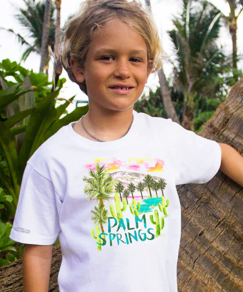 The Desert Getaway - White Short Sleeve Crewneck T-Shirt - Image 2