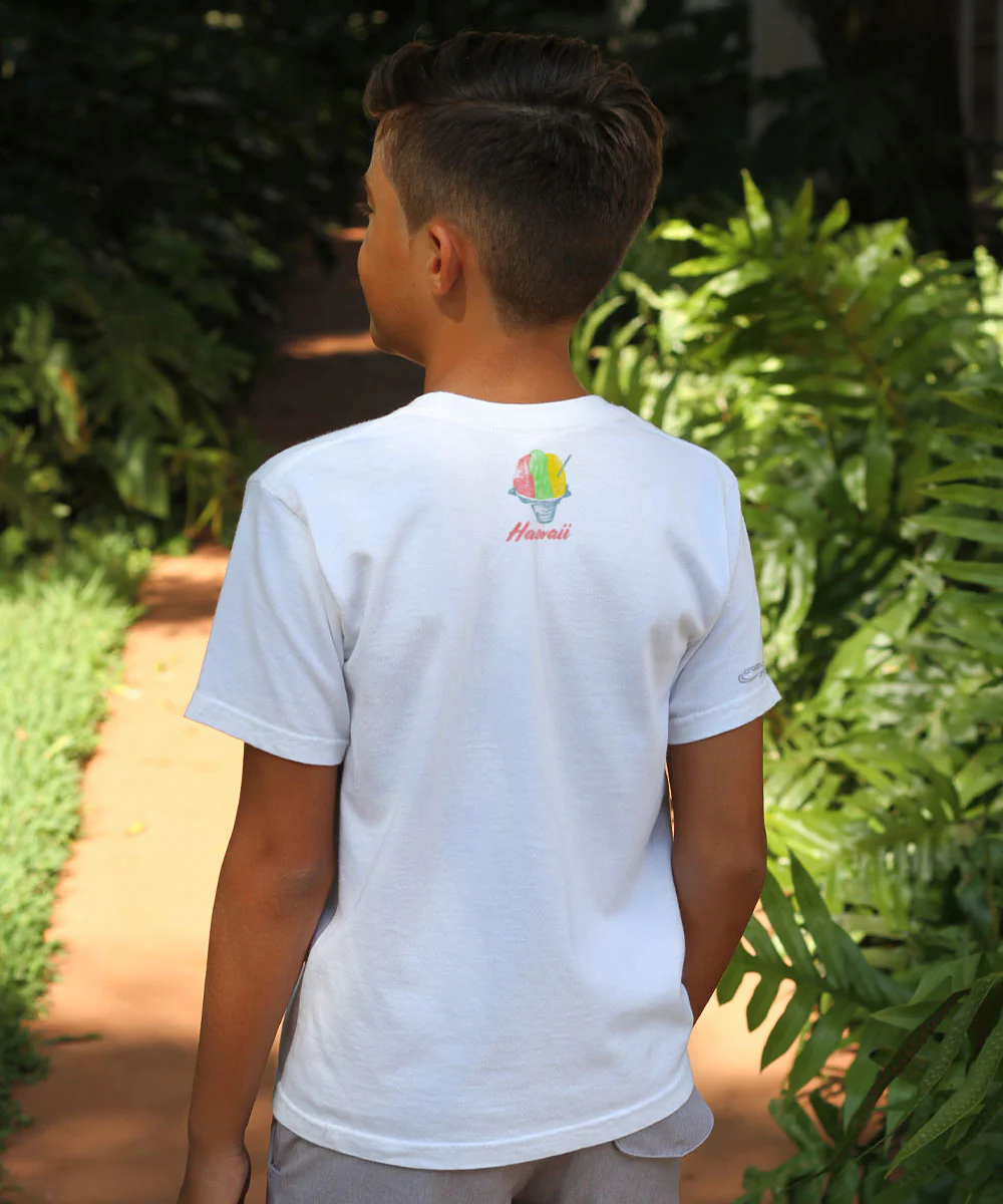 Vintage Shave Ice - White Short Sleeve Crewneck T-Shirt - Image 3