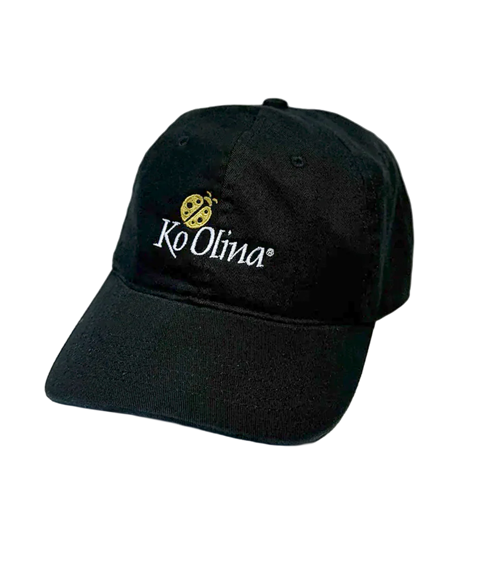 Ko Olina Gold - Black Twill Hat