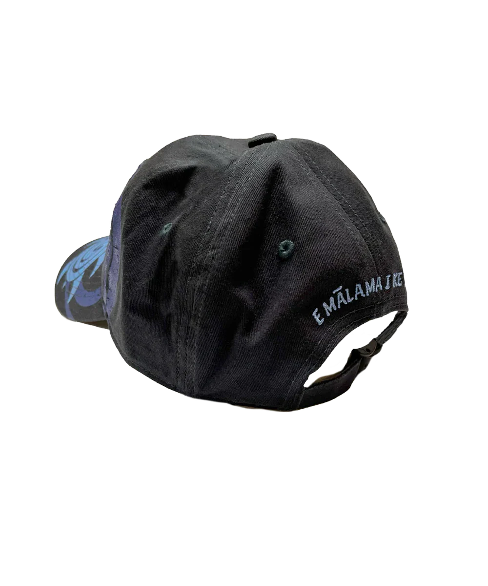 Malama Pono - Navy Twill Hat - Image 2
