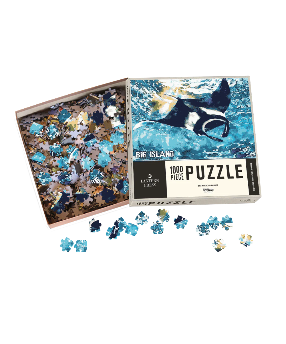 Manta Watercolor - 1000 Piece Puzzle