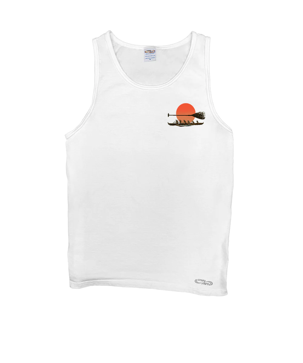 A Hui Hou - White Sleeveless Tank Top - Image 4