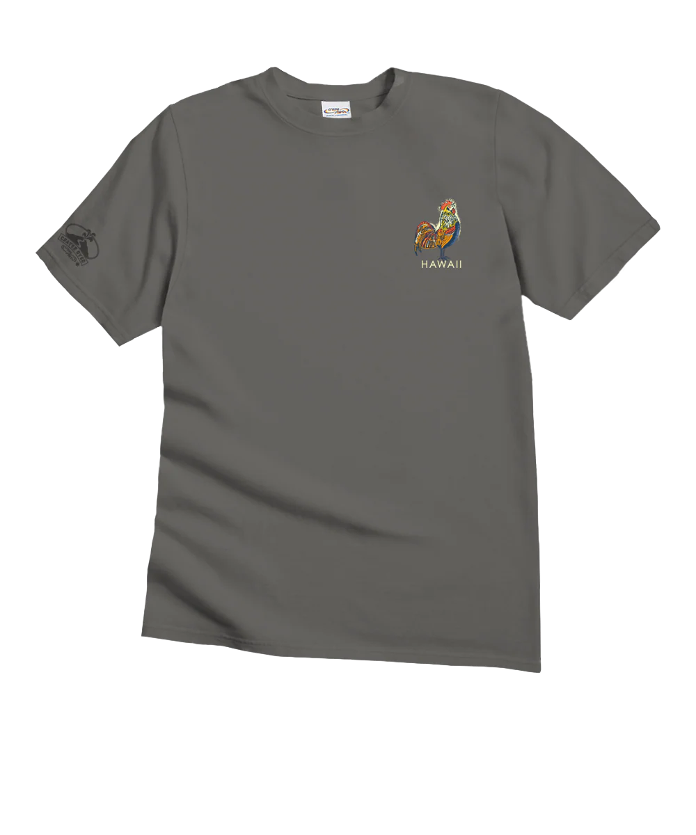 Aloha Cluck Ahiaka - Crater Dyed® Short Sleeve Crewneck T-Shirt - Image 4