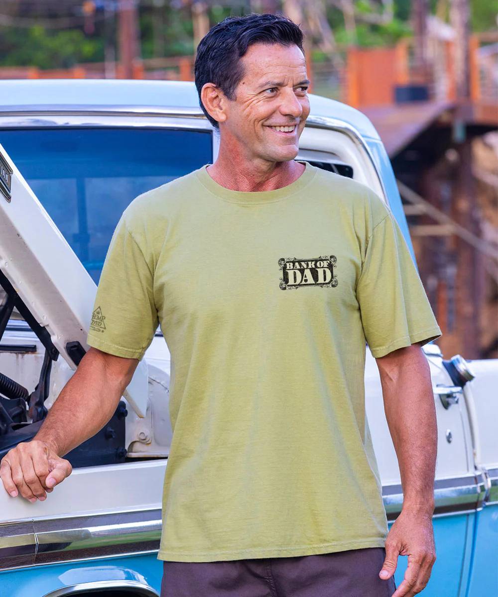 Ask Mom - Hemp Dyed Short Sleeve Crewneck T-Shirt - Image 3