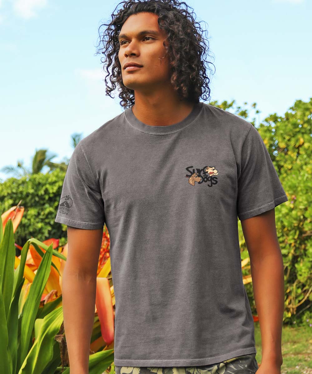 Bad Surf Dogs - Crater Dyed® Short Sleeve Crewneck T-Shirt - Image 3