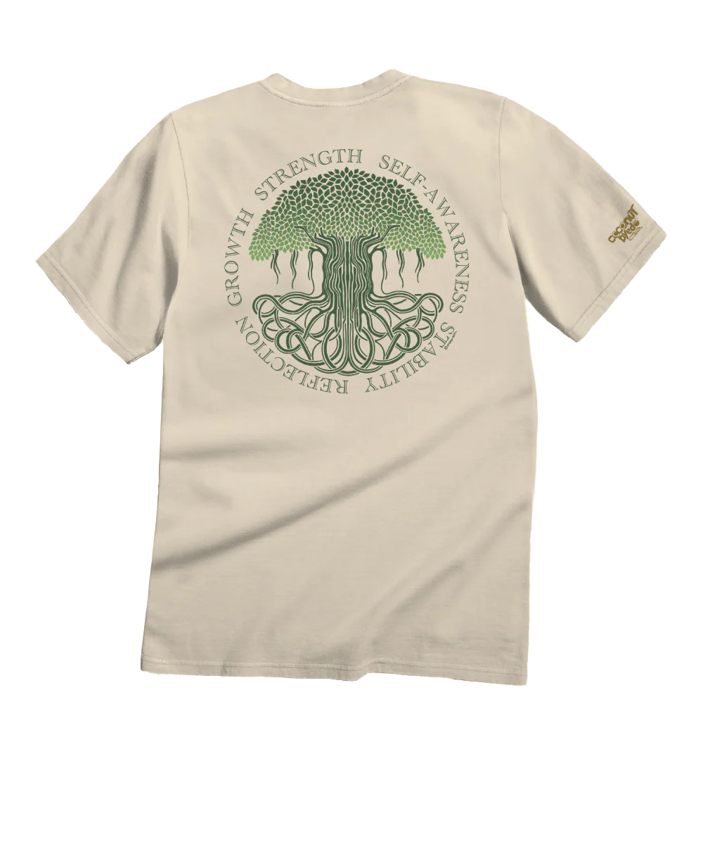 Banyan Tree - Coconut Dyed Short Sleeve Crewneck T-Shirt