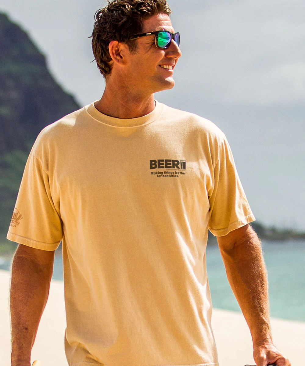 Beer RX - Beer Dyed Short Sleeve Crewneck T-Shirt - Image 3
