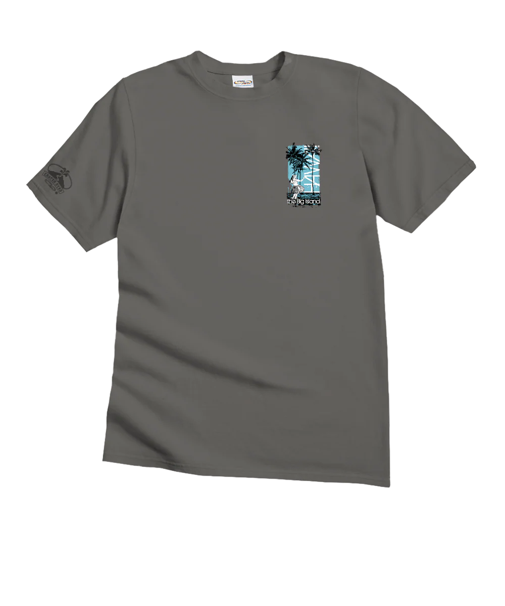 Big Island Collage - Crater Dyed® Short Sleeve Crewneck T-Shirt - Image 4