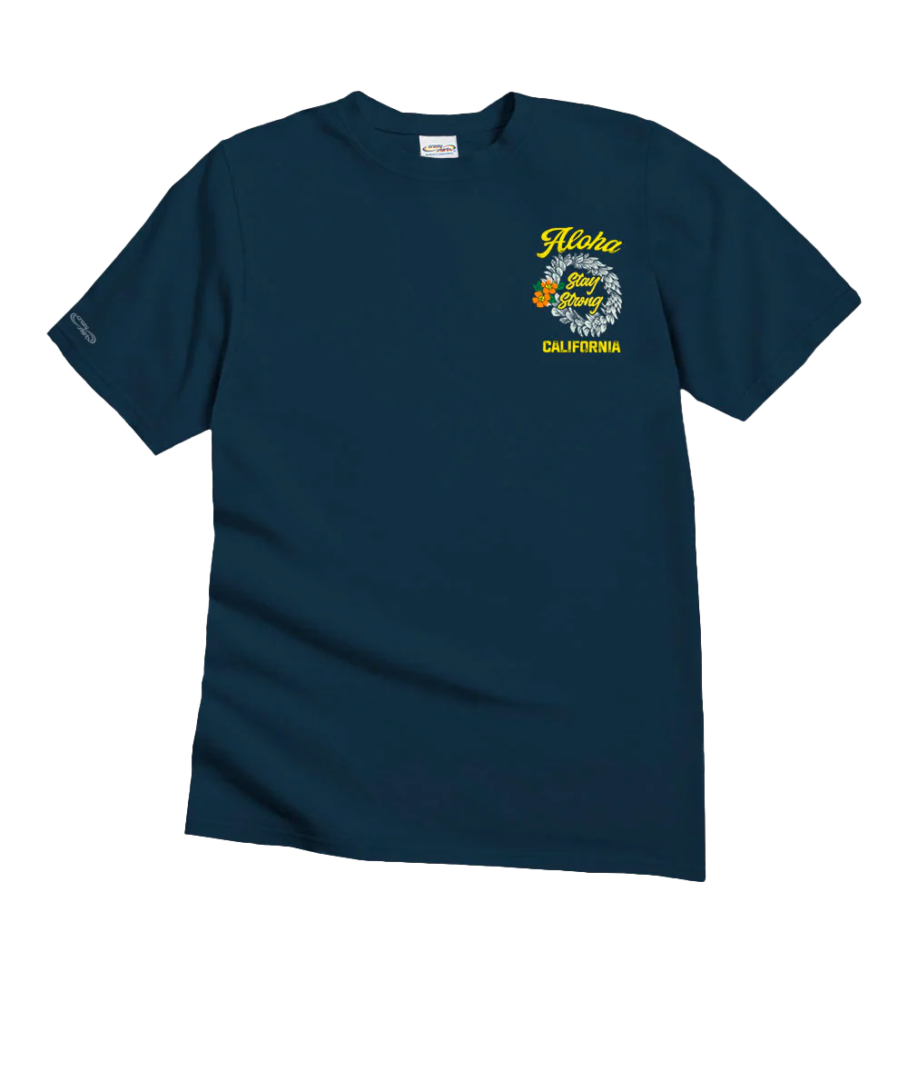 California Strong - Navy Short Sleeve Crewneck T-Shirt - Image 4