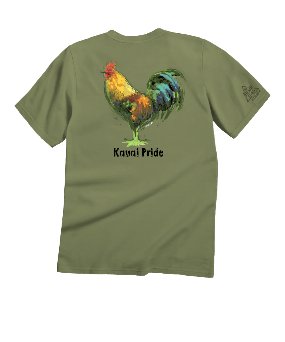 Chicken Scratch - Hemp Dyed Short Sleeve Crewneck T-Shirt