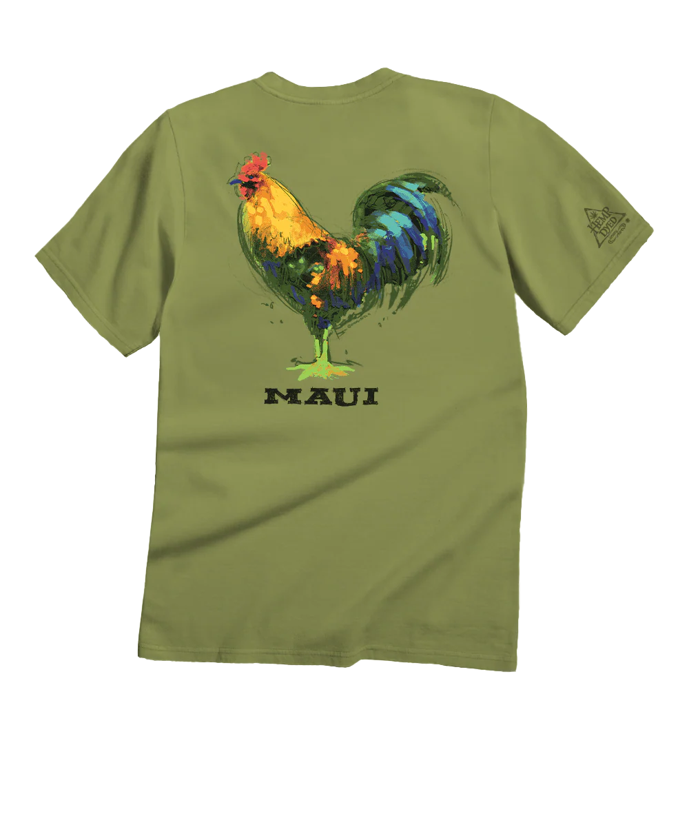 Chicken Scratch - Hemp Dyed Short Sleeve Crewneck T-Shirt