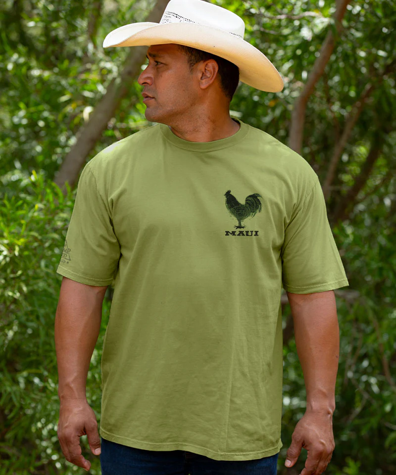 Chicken Scratch - Hemp Dyed Short Sleeve Crewneck T-Shirt - Image 3
