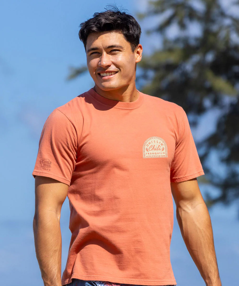 Chilin - Chile Dyed Short Sleeve Crewneck T-Shirt - Image 3