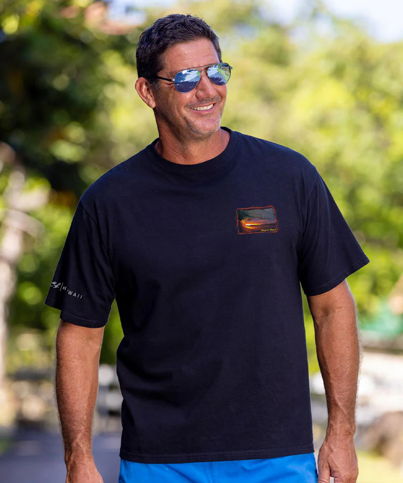 Clark Little Chariots Of Fire - Black Short Sleeve Crewneck T-Shirt - Image 3