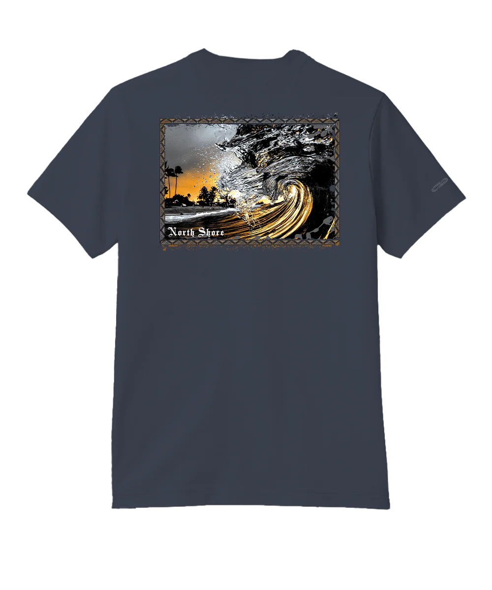 Clark Little Obsidian - Smoke Short Sleeve Pima T-Shirt