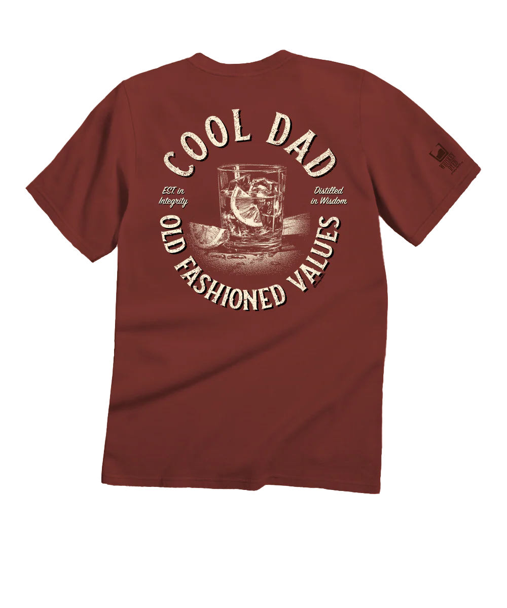 Cool Dad - Whiskey Dyed Short Sleeve Crewneck T-Shirt