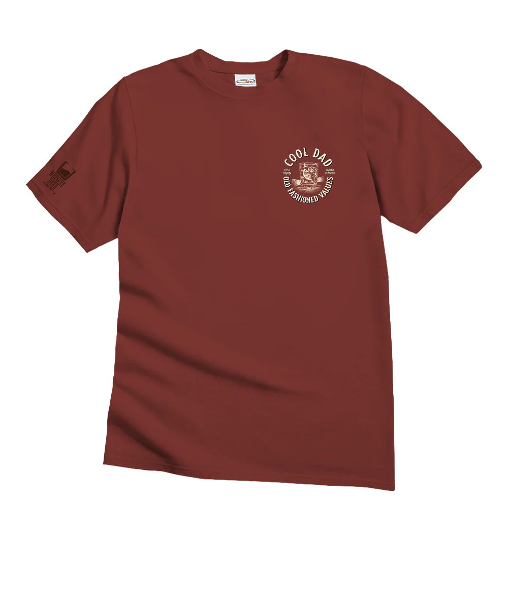 Cool Dad - Whiskey Dyed Short Sleeve Crewneck T-Shirt - Image 4