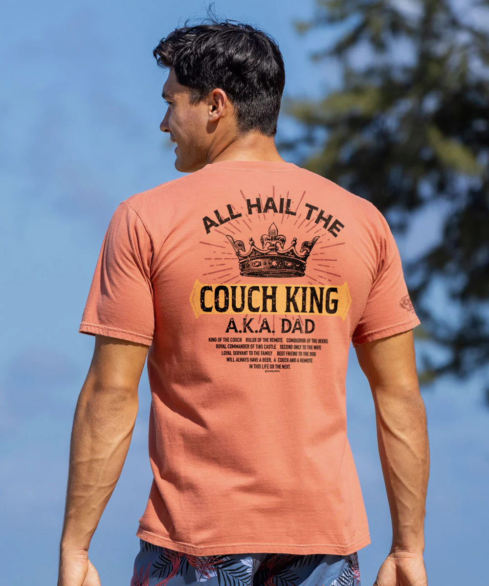 Couch King - Chile Dyed Short Sleeve Crewneck T-Shirt - Image 2