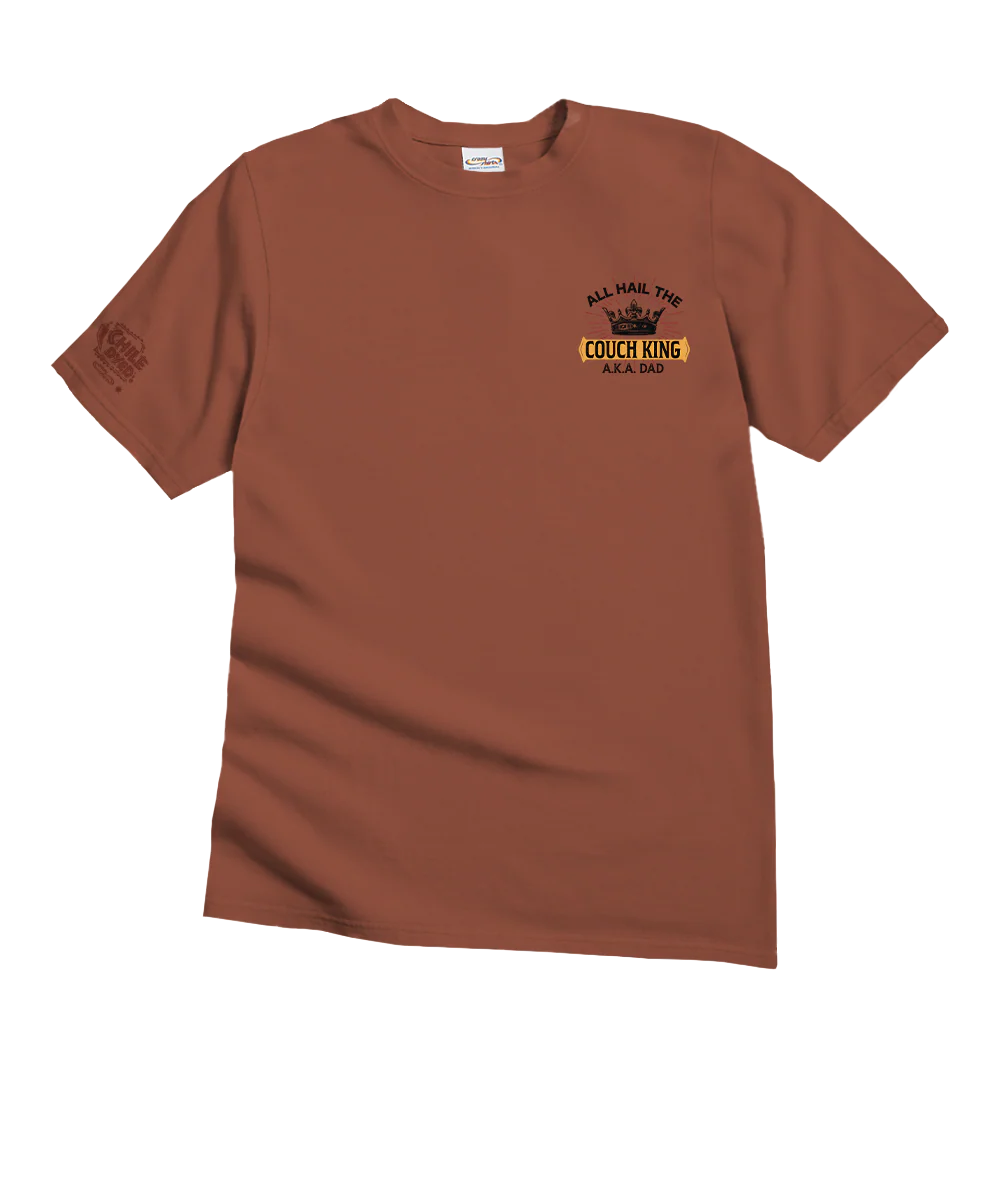 Couch King - Chile Dyed Short Sleeve Crewneck T-Shirt - Image 4