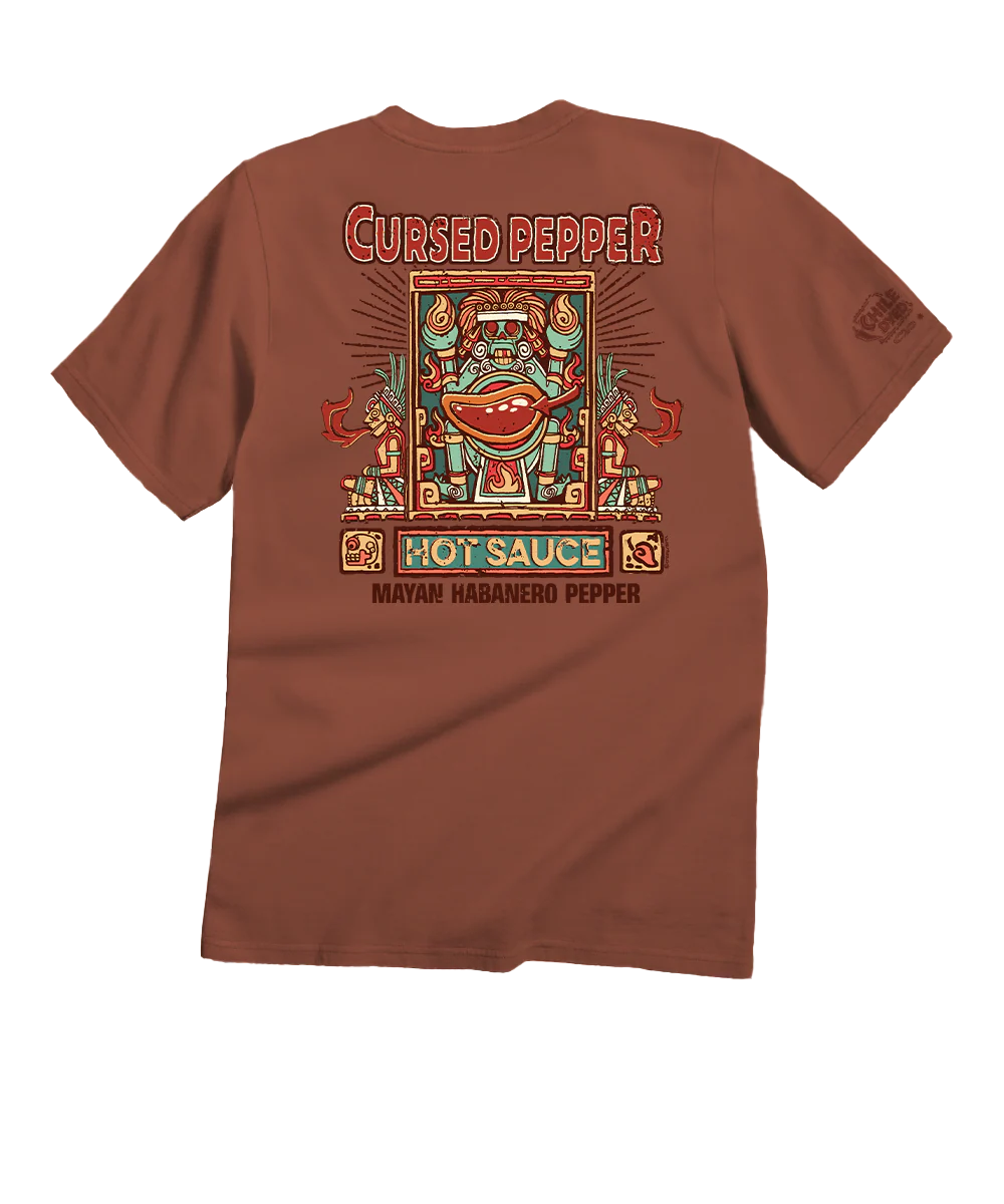 Cursed Pepper - Chile Dyed Short Sleeve Crewneck T-Shirt