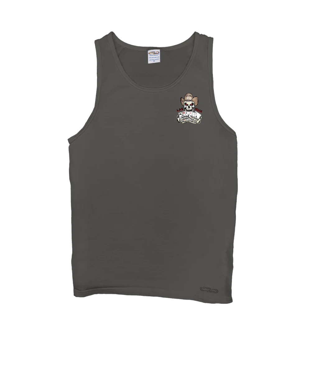 Dead Mans Hand - Crater Dyed® Sleeveless Tank Top - Image 4