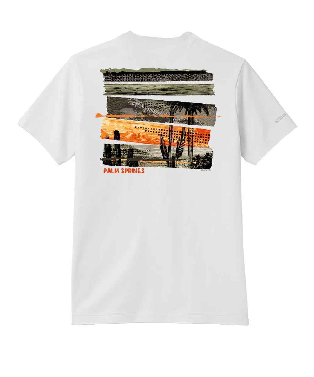 Desert Bound - White Short Sleeve Pima T-Shirt