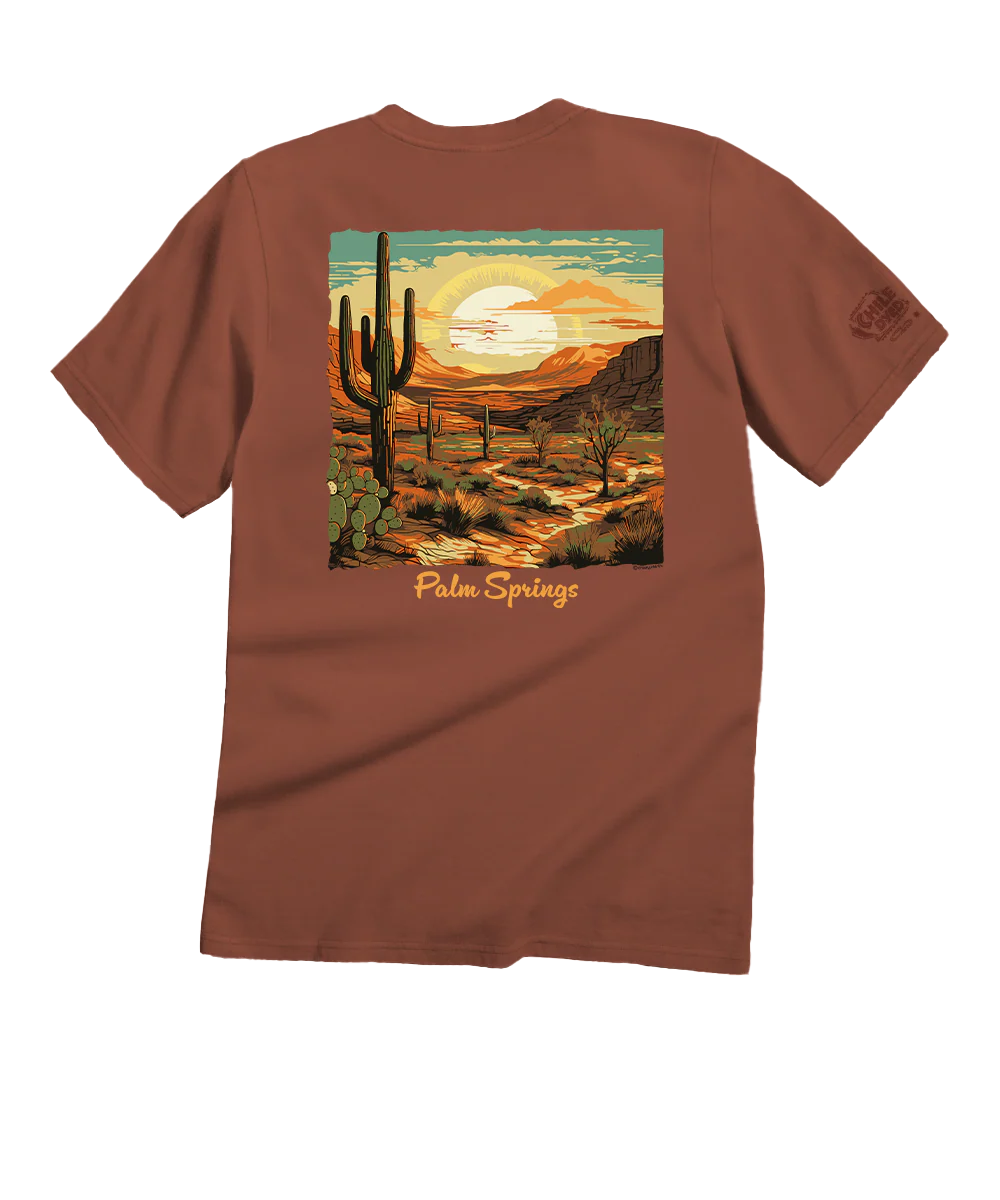 Desert Dream - Chile Dyed Short Sleeve Crewneck T-Shirt