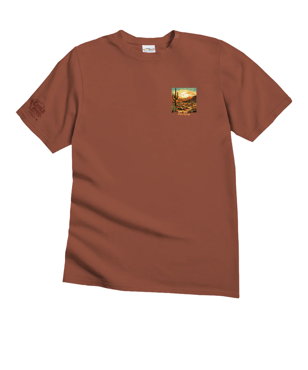 Desert Dream - Chile Dyed Short Sleeve Crewneck T-Shirt - Image 4