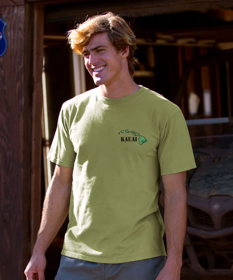 Destination Kauai - Hemp Dyed Short Sleeve Crewneck T-Shirt - Image 3