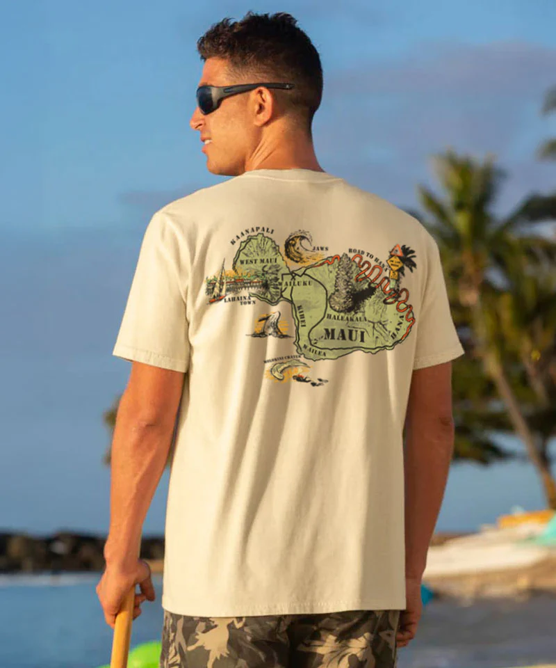 Destination Maui - Coconut Dyed Short Sleeve Crewneck T-Shirt - Image 2